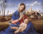Giovanni Bellini Madonna pa indicated oil painting